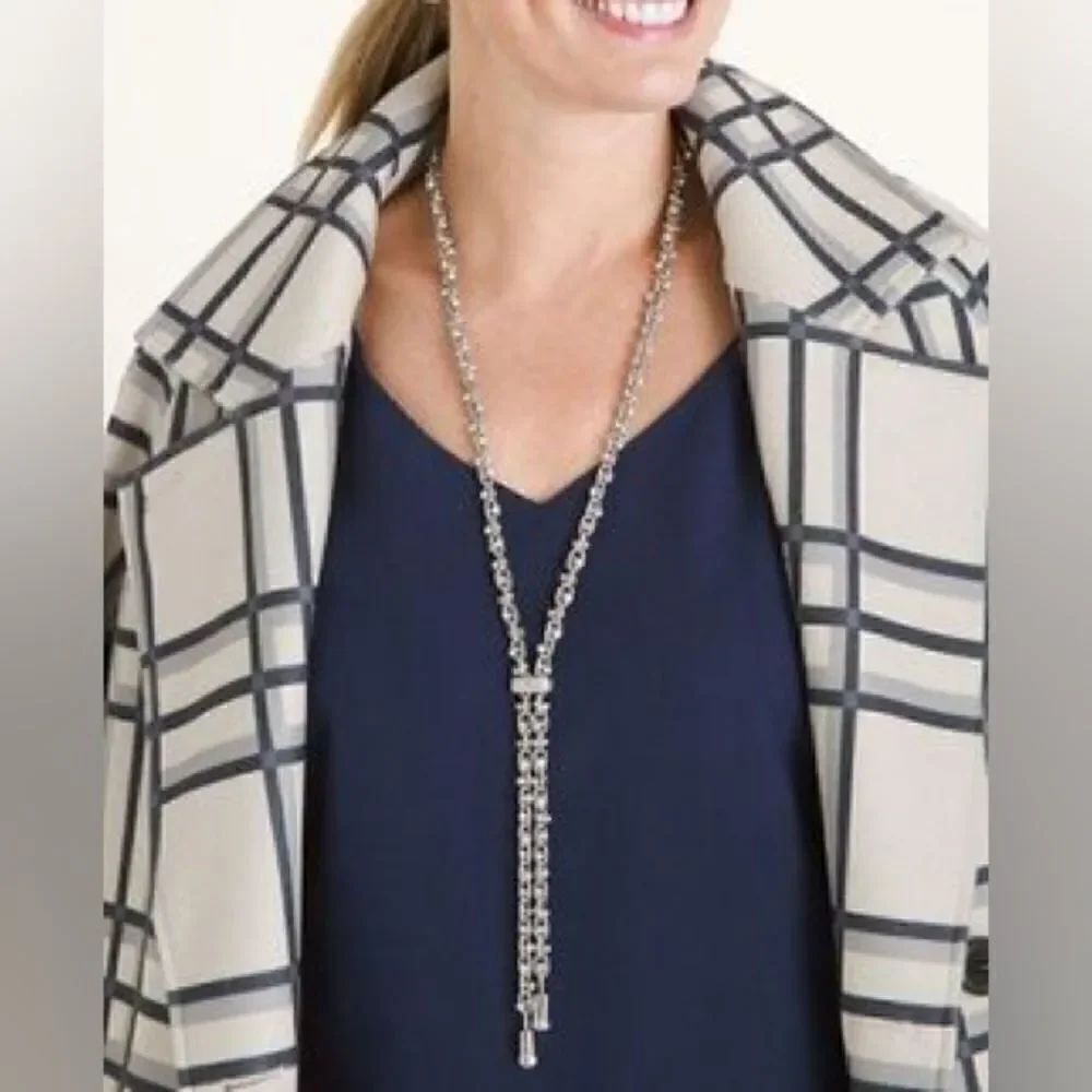 New Chico SILVERTONE SPARKLE Y-NECKLACE